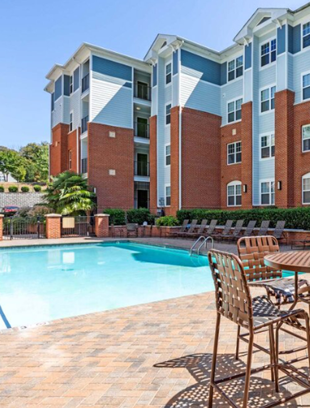 Apartment courtyard